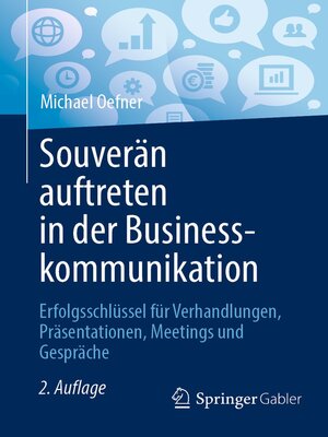 cover image of Souverän auftreten in der Businesskommunikation